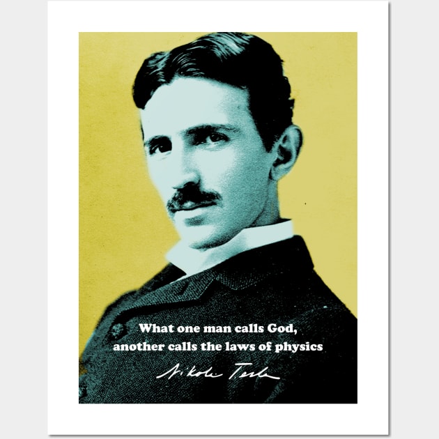 Nikola Tesla Quote 1 Wall Art by pahleeloola